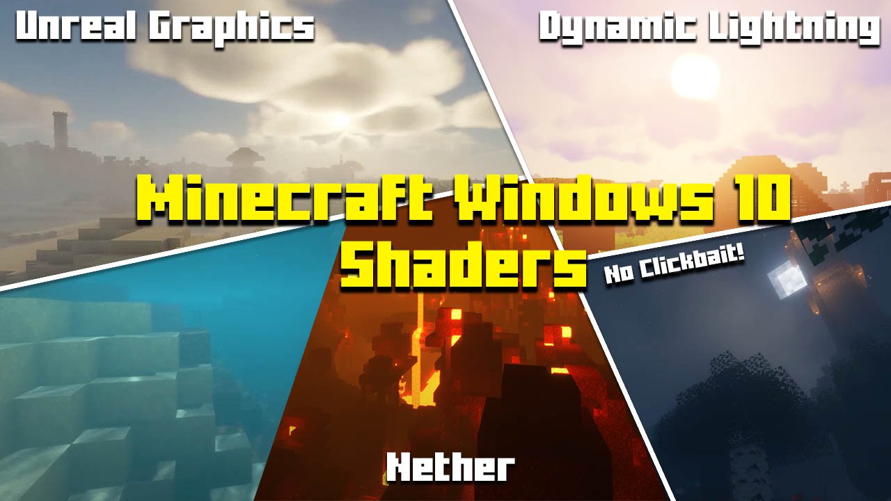 minecraft windows 10 shaders