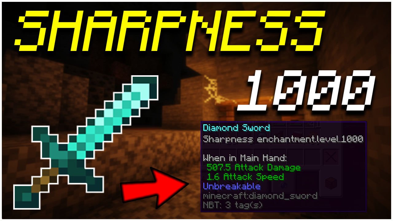 how-to-get-a-sharpness-1000-sword-in-minecraft-1-18-2021