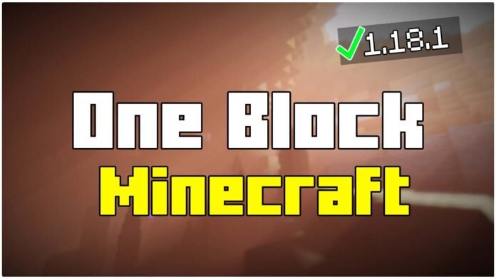 How To Download OneBlock Map in Minecraft 1.18.1