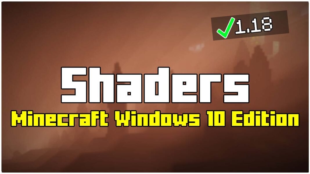 minecraft windows 10 edition how to install shader texture pack
