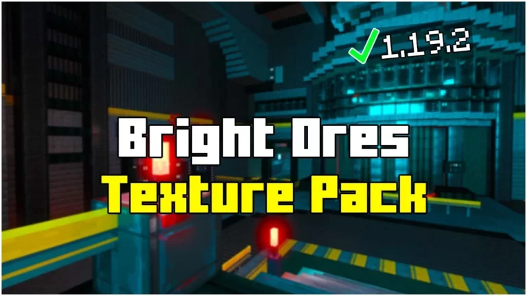 Bright Ores Texture Pack for Minecraft 26.3 → 1.21.11, 1.20
