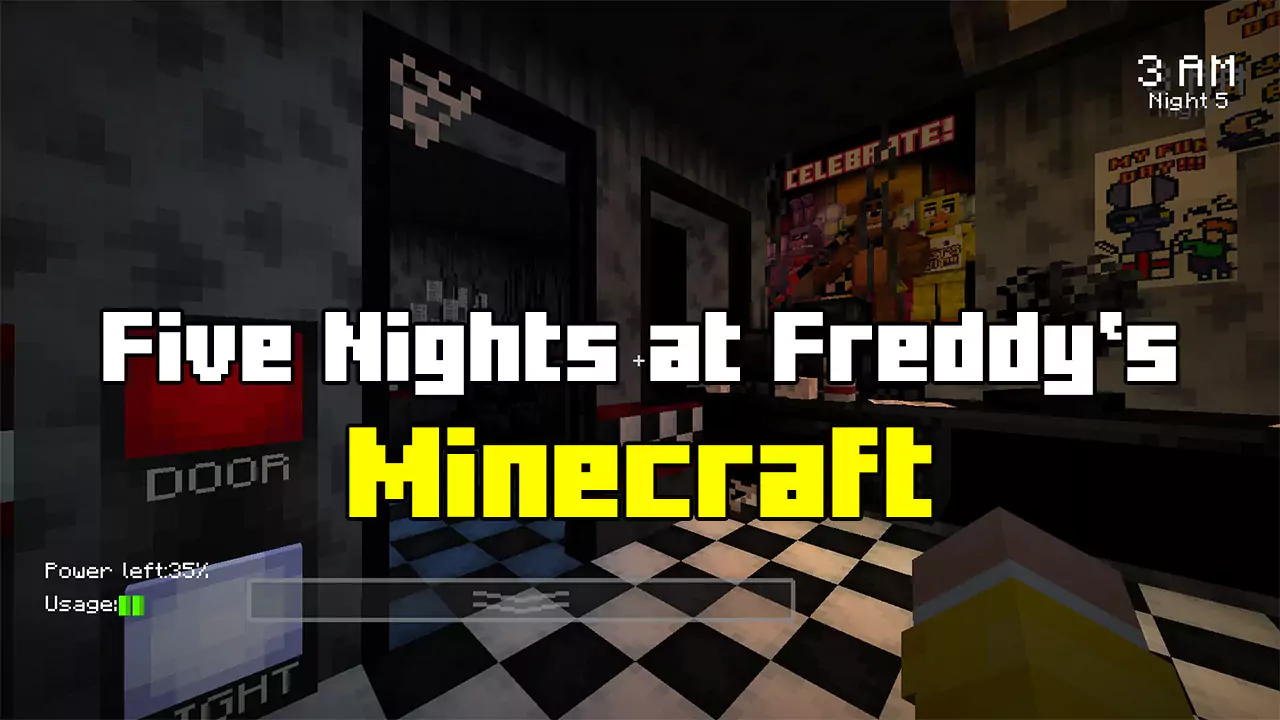 Five Nights at Freddy's 3 FNAF Map (Mods) Minecraft Map